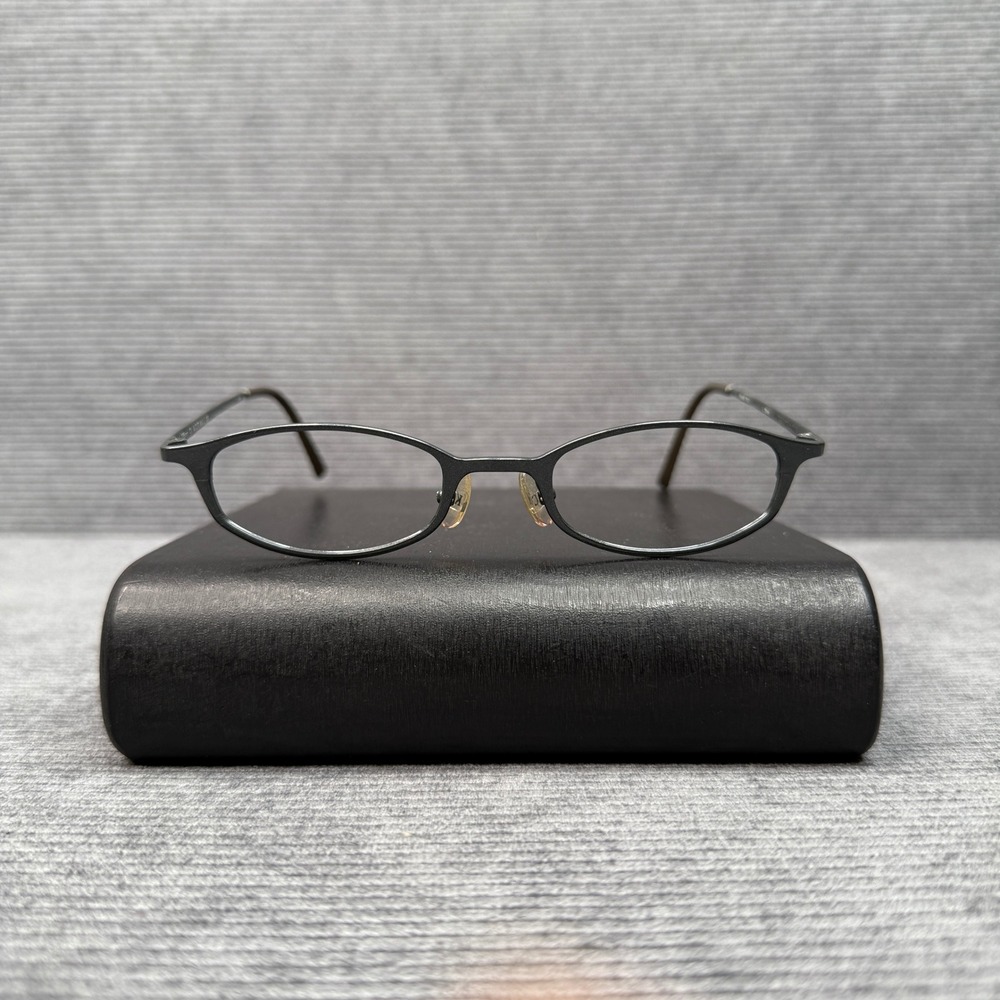 Kenneth Cole A-CUTE ANGLE 320 Oval Eyeglasses Dark Gunmetal Frame Italy 135mm